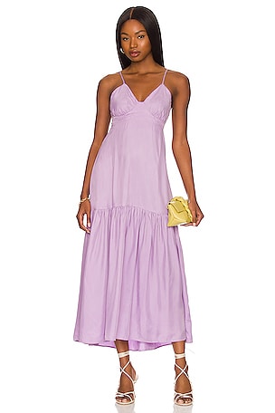 Karina Grimaldi Selene Maxi Dress in Lavender | REVOLVE