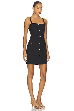 Karina Grimaldi Rachel Mini Dress in Black