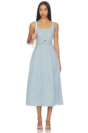 ROBE MAXI EN DENIM LILLIANA Karina Grimaldi