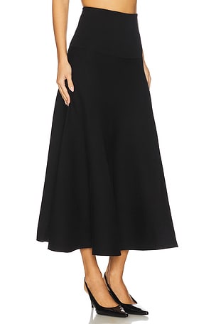 Karina Grimaldi Krystina Long Skirt in Black