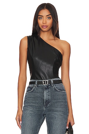 525 Halter Cut Out Tank in Black
