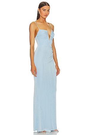 Katie May Erykah Gown in Baby Blue