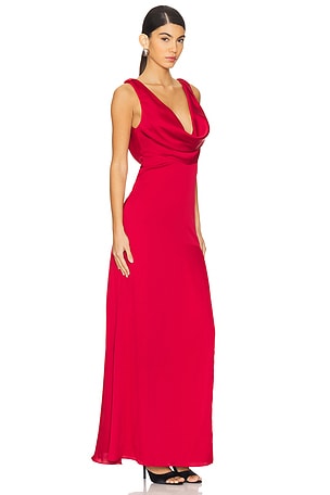 Katie May Katie may vestido largo sherman en color rojo talla XS en Escarlata - Red