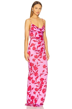 Katie May Beth Gown in Pink,Red