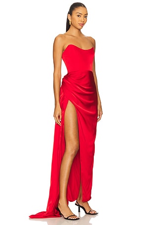 Katie May Bita Gown in Red