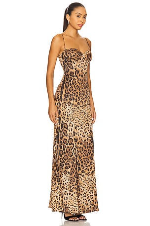Katie May Opus Gown in Brown. Size XL. Also