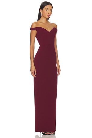 Katie May Reverie Gown in Burgundy