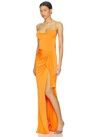 Katie May So Juicy Gown in Orange