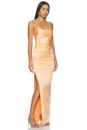 Katie May ROBE DE SOIRÉE SWAY en Orange