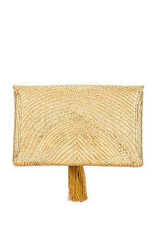 KAYU Cassia Clutch in Metallic Gold