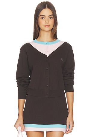 Illusion Layered Cardigan Kate Barton