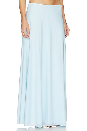 Kate Barton Jersey Circle Skirt in Baby Blue