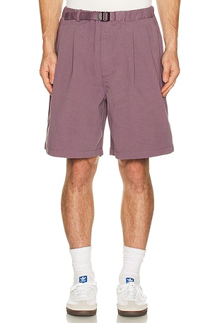 Two Tuck Wide Half Pants KAPPY DESIGN