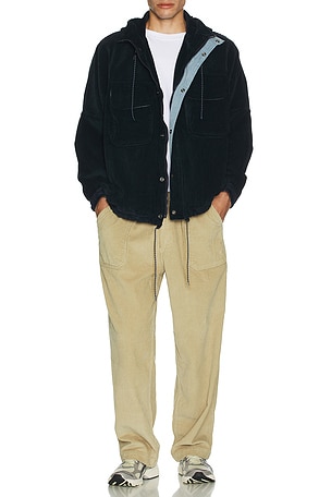 One Tuck Fatigue Corduroy Pants KAPPY DESIGN