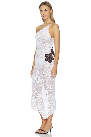KETTEL ATELIER Minty Crochet Dress in White