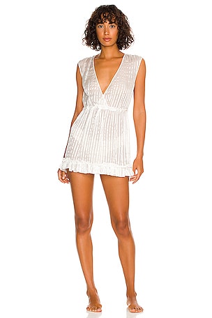 open lace back dress Kiki de Montparnasse Bustier Maxi Dress