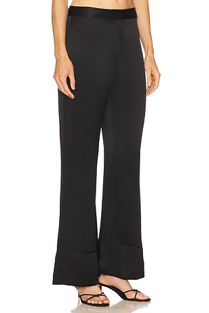 Kiki de Montparnasse Oversized Silk Pant in Black