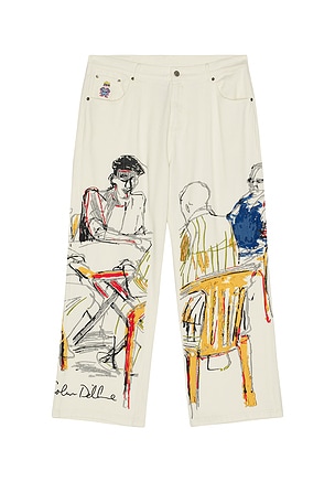 Dominos Embroidery Jeans KidSuper