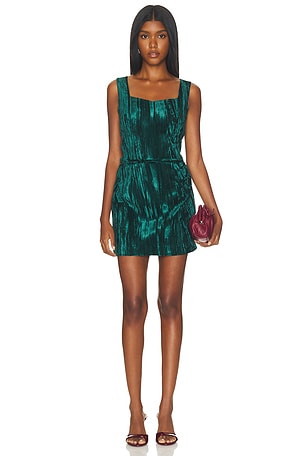 ADORA CRUSHED VELVET MINI  ドレス Kim Shui