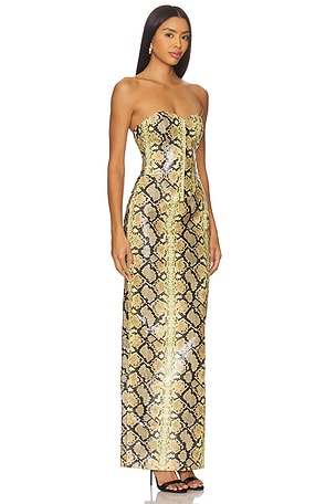 Kim Shui Mitchell Snakeskin Dress in Multi