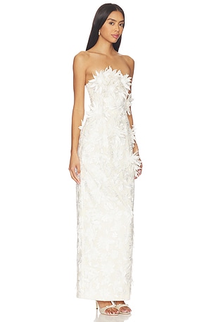 Kim Shui Floral Dress in White