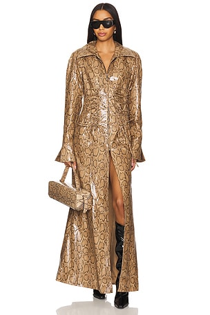 Python Trench CoatKim Shui$580