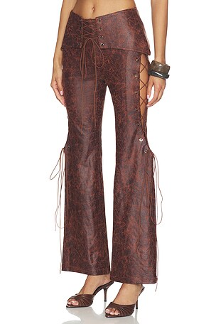 Lace Up Pant Kim Shui