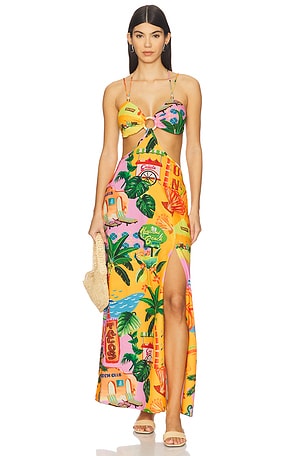 Beaded Cut Out Maxi Dress Kulani Kinis
