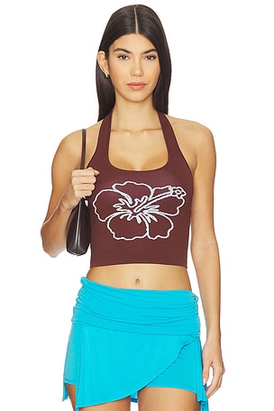 Knit Halter Tank Top Kulani Kinis