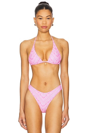 Classic Tie Halter Bikini Top Kulani Kinis