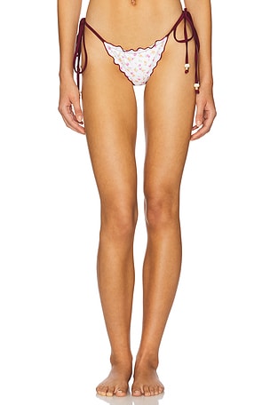 Lettuce Edge Thong Tie Bikini Bottom Kulani Kinis