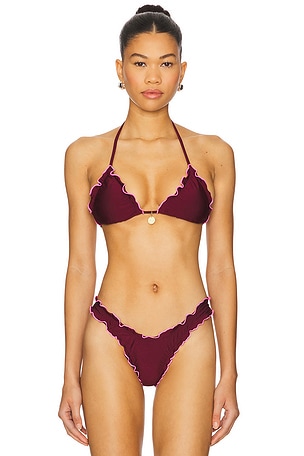 Lettuce Edge Bralette Bikini Top Kulani Kinis