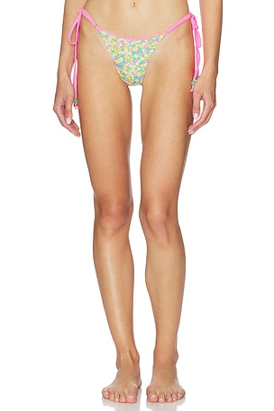 Decorative Thong Tie Side Bikini Bottom Kulani Kinis