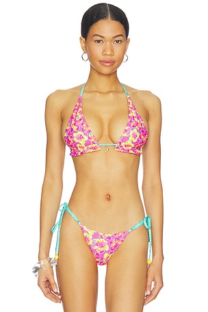 Frill Halter Bralette Bikini Top Kulani Kinis