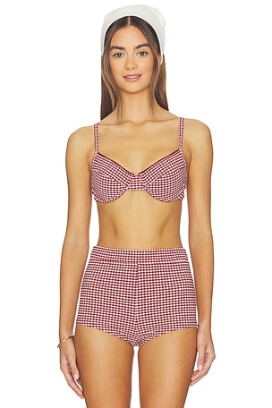 Decorative Ditzy Underwire Bikini Top Kulani Kinis
