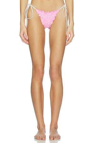 Lettuce Edge Thong Tie Bikini Bottom Kulani Kinis