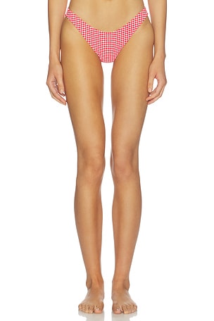 BRAGUITA DE BIKINI DE COBERTURA COMPLETA Y CORTE MINIMALISTA STRAWBERRY SIESTA Kulani Kinis