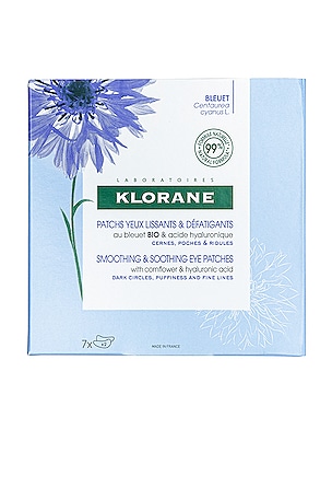 Klorane Smoothing & Soothing Eye Patches with Cornflower & Hyaluronic Acid in Beauty: NA