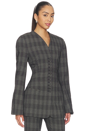 Knwls chaqueta jett tailoRojo en color gris