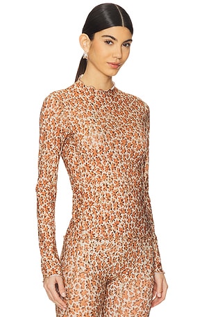 KNWLS Halcyon Top in Burnt Orange