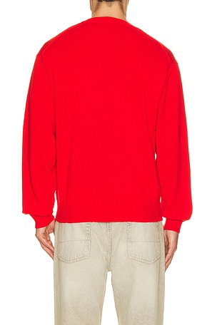 Kenzo Paris Emblem Jumper in Red