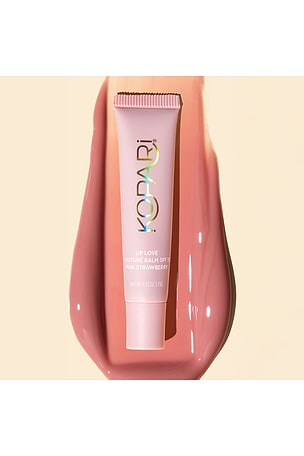 Kopari Lip Love Moisture Balm SPF 30 in Pink Strawberry