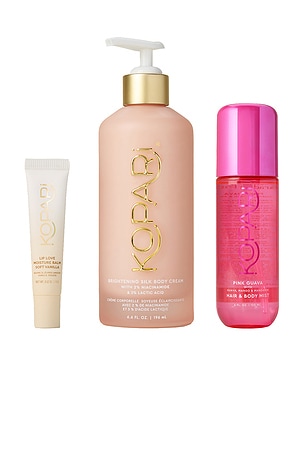 Glow Bright Body & Lip Kit Kopari