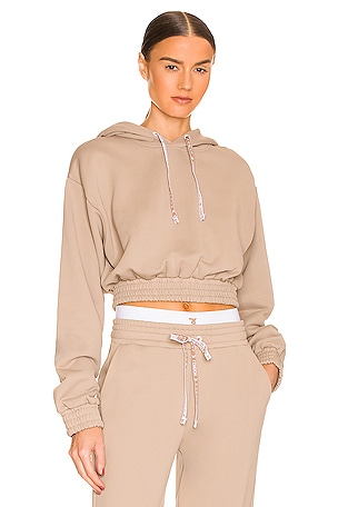 x David Koma Valo Hoodie KORAL