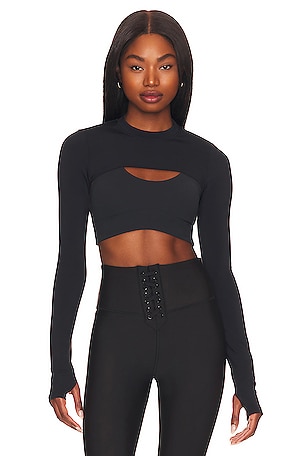 Mina Blackout Shrug KORAL