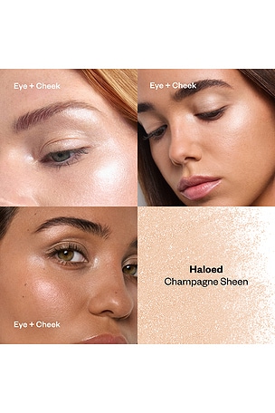 Kosas Shiny Objects Wet Glisten Powder Highlighter for Face + Eyes in Haloed