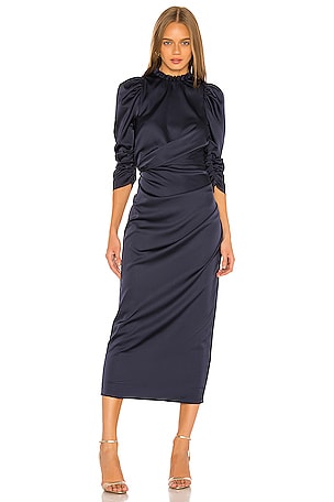 knee length dresses for ladies Women's Organic Cotton Midi Dress main image 0