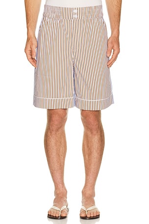 KROST Striped Short in Brown