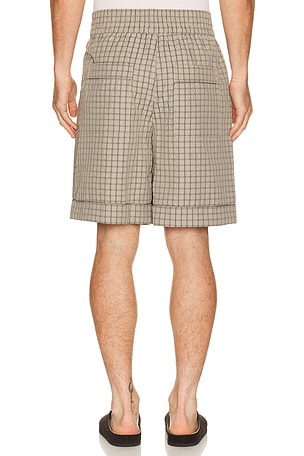 KROST Plaid Short in Tan