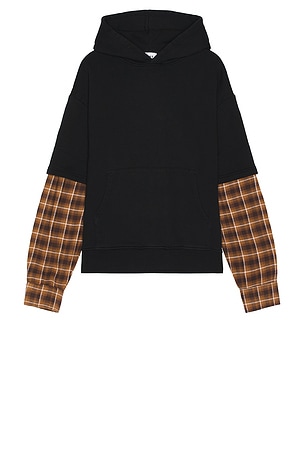 Flannel Layered Hoodie KROST